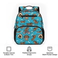 thumbnail image 6 of Jeiento Cute Dachshund 13.5 Inch Lightweight Preschool Backpack, Toddler School Bag for 2-5 Year Old Kids, Bookbag with 2 Front Zipper Pockets, Blue, 6 of 7