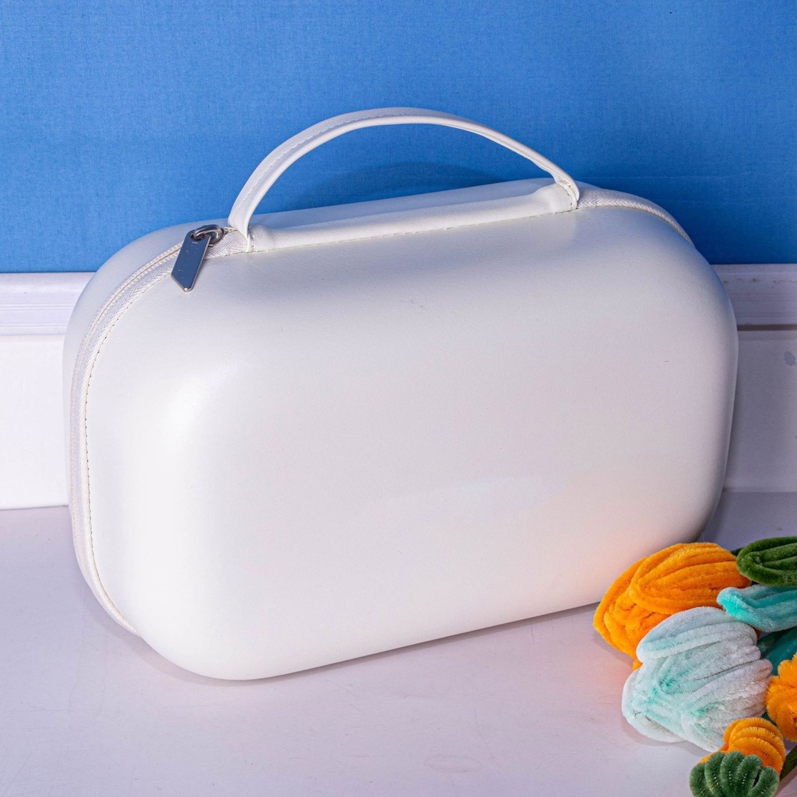Hard Shell Travel Case for Breast Pumps, Portable Storage Handbag with Well Organized Compartments Enjoy Easy Access
