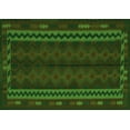 thumbnail image 1 of Ahgly Company Indoor Rectangle Southwestern Green Country Area Rugs, 5' x 7', 1 of 1