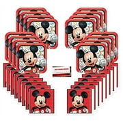 Mickey Mouse on The Go Happy Birthday Party Supplies Bundle Pack for 16 Guests (Plus Party Planning Checklist by Mikes Super Store)