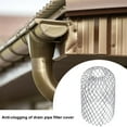 thumbnail image 3 of Travelwant 4Pcs Gutter Guard Downspout Leaf Filter Set,Stainless Steel Seeds Debris Down Pipe Gutter Balloon Guard Filter Strainer Gutter Protector Cleaner, 3 of 7