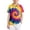 Orange, variant on longantii Boys Polo Shirt Short Sleeve Button Closure Collared Golf Tops Casual School Uniform Shirt Tie Dye Cozy Comfort Kids Summer T-Shirt Yellow 8-9 Years