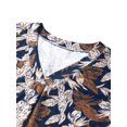 thumbnail image 5 of Nlife Women Hawaiian Shirt for Women V-Neck Long Sleeve Top Floral Tropical Casual Blouse, 5 of 7