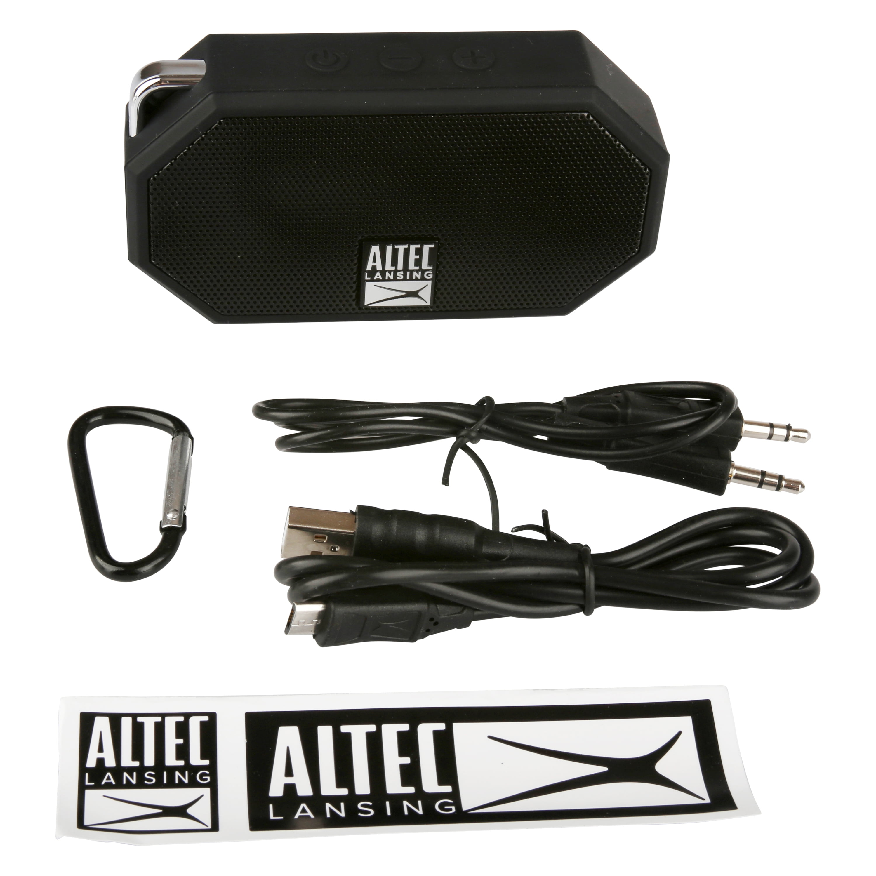 Altec Lansing Portable Bluetooth Speaker, Black, IMW258-WM