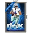 thumbnail image 2 of NFL Dallas Cowboys - Dak Prescott 17 Wall Poster, 14.725" x 22.375", Framed, 2 of 6