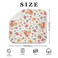 thumbnail image 3 of Microfibre Drying Mat for Kitchen Pioneer Dish Drying Drainer Mat Absorbent Colorful Floral Drying Mat Washing Up for Glass, Plate & Cup 16inch X 18inch, 3 of 7