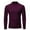 22#-Wine, variant on JULMCOMO Turtle Neck Shirt Men Longsleeve Winter Knit Cotton Mock Pullover Sweater Basic Lightweight Slim Fit Casual Sweaters Army Green 2XL