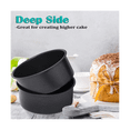 thumbnail image 2 of 6Inch Cake Pan 2, Stainless Steel Small Round Cake Pans Tin for Baking Birthday Wedding Layer Cakes, 2 of 6