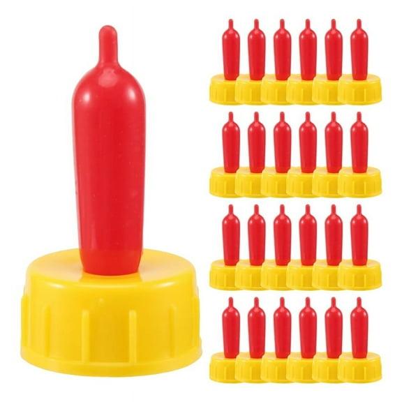 25PCS Pritchard Nipples for Nursing Lambs and Kids
