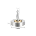 thumbnail image 2 of Tornillos de espejo de 18 mm, tapas decorativas, cubiertas de clavos de acero inoxidable cepillado, paquete de 8, 2 of 6