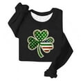 thumbnail image 4 of Dgankt Long Sleeve Shirts for Women St. Patricks Day Printed Round Neck Relaxed Fit Womens Tops,Sizes S-2XL, 4 of 4