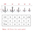 thumbnail image 1 of Fishhook, High Catch Rate Hook 50 Pcs   Hook Tip  For Outdoor For Fishing, 1 of 8