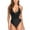 Black, variant on Swimwear One-Piece Women's Backless Fringe Tassel One Piece Swimsuit Cutout Backless Bathing Suit Bikini Swimwear One-Piece Swimsuit for Women White M