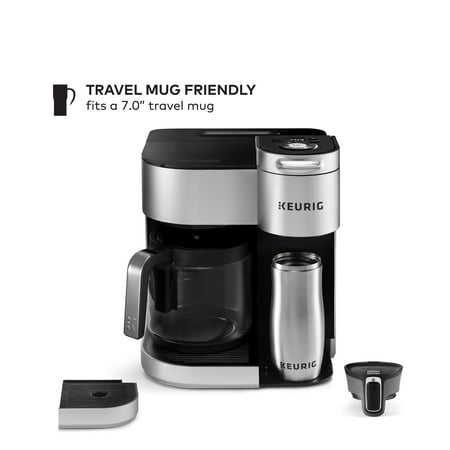 Keurig - K Duo Special Edition Single Serve K-Cup Pod Coffee Maker - Silver