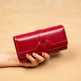 thumbnail image 5 of Cartera, Cartera Protectora de Cuero, Garras Grandes para Mujer con múltiples Ranuras para Tarjetas, 5 of 5