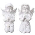 thumbnail image 1 of 2 piezas de adorables adornos de ángel para decoración de cumpleaños, románticos, para bodas, color blanco, 1 of 5
