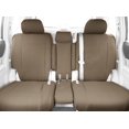 thumbnail image 2 of CalTrend Front 40/20/40 Split Bench Faux Leather Seat Covers for 2011-2014 Chevy/GMC Suburban|Tahoe|Yukon 1500-2500 - CV466-06LX Beige Insert and Trim, 2 of 3