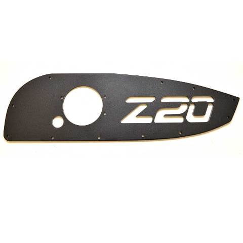 Nitro Boat Blank Shifter Panel | 25 3/4 x 7 1/4 Inch Z20 Black