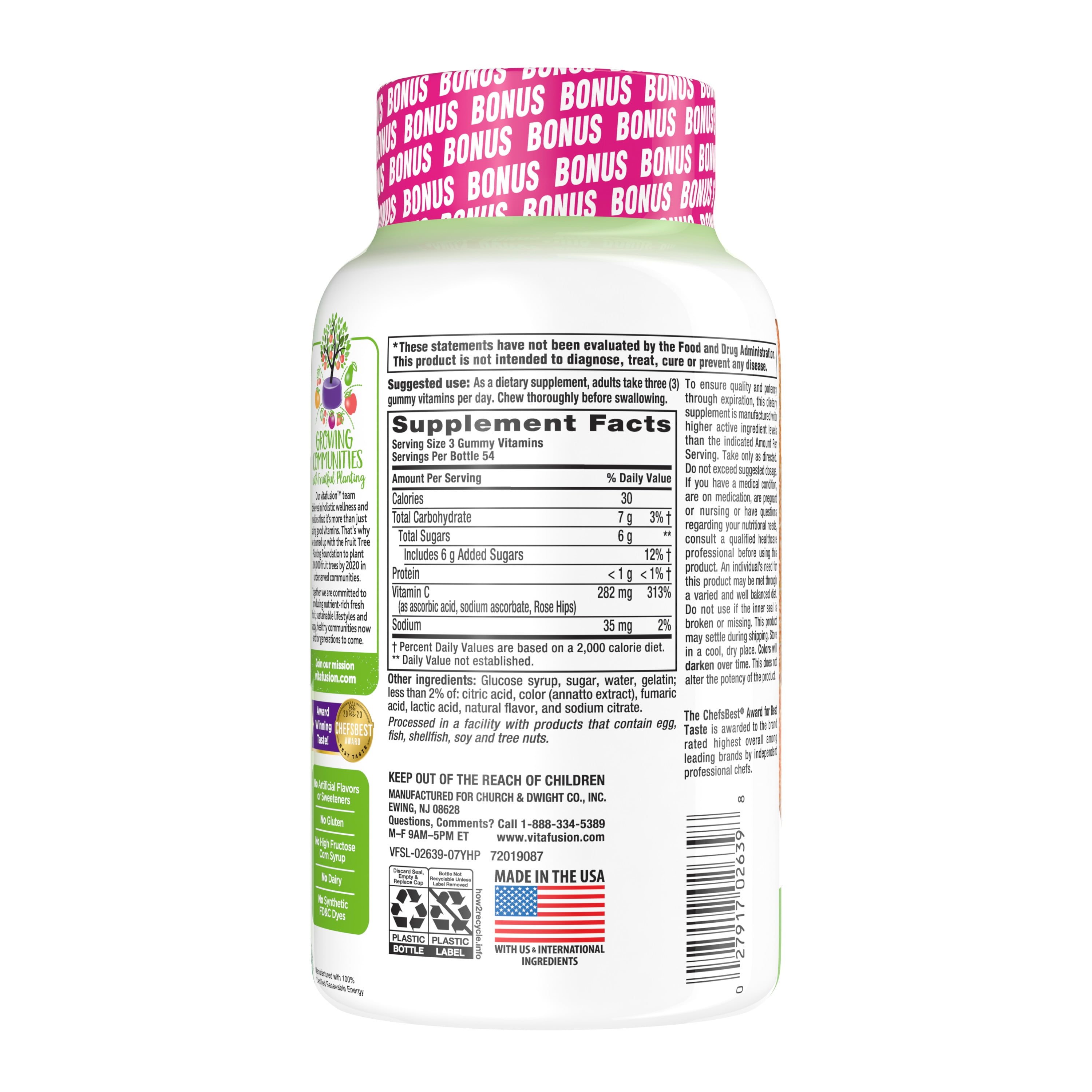 Buy Vitafusion Power C Gummy Vitamins, 164ct Online in Japan ...