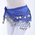 thumbnail image 4 of Fajilla Bellydance Monedas Danza Árabe Chifon Falda Zumba, 4 of 6