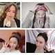 thumbnail image 3 of Banda para el pelo de lana tejida con forma de cruz, protector de orejas, diadema tejida a mano, accesorios para el cabello de moda plana y cálida para otoño e invierno, 3 of 5