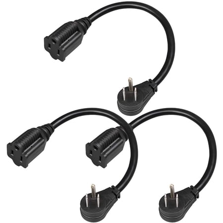 DEWENWILS 3 Pack Grounded Single Port Power Adapter Wall outlet DEWENWILS 3 Pack Grounded Single Port Power Adapter Wall outlet