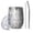 Gray Cow Expression, variant on 12oz Stemless Wine Tumblers White Cow Black Cloud Pattern Vacuum Insulated Stainless Steel Travel Tumbler Cups Mug with Lid and Straw for Champaign,Cocktail,Beer with Cleaning Brush