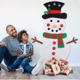 thumbnail image 3 of Árbol de Navidad de fieltro para hacer tú mismo, juego de muñeco de nieve navideño, 3 of 5