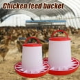 thumbnail image 4 of Chicken Feeding Bucket Thickened Plastic Automatic Chicken Basin Supplies Feeding, 4 of 8