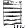thumbnail image 5 of AMT 6 TIER Metal Nail Polish Racks for the Wall, Up to 192 BOTTLES, Quality Nail Polish Display, Young Living Essential Oils Organizer. Holds up to 192 Bottles (Black), 5 of 6