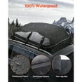 thumbnail image 5 of KFFKFF Automobile Roof-Top Cargo Bag, 21 Cubic Feet Capacity, Suitable for All Vehicles with or without Racks, Comprised of 100% Waterproof 900D Oxford Fabric, Includes Lock, Anti-Skid Mat, 5 of 9