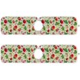 thumbnail image 2 of Coolnut 2 Pack Faucet Mat Splash Guard for Kitchen Sink, Cute Strawberries 14x5 Inch Super Absorbent Microfiber Sink Protector Mat, Kitchen Sink Mat Machine Washable Kitchen Sink Accessories, 2 of 7
