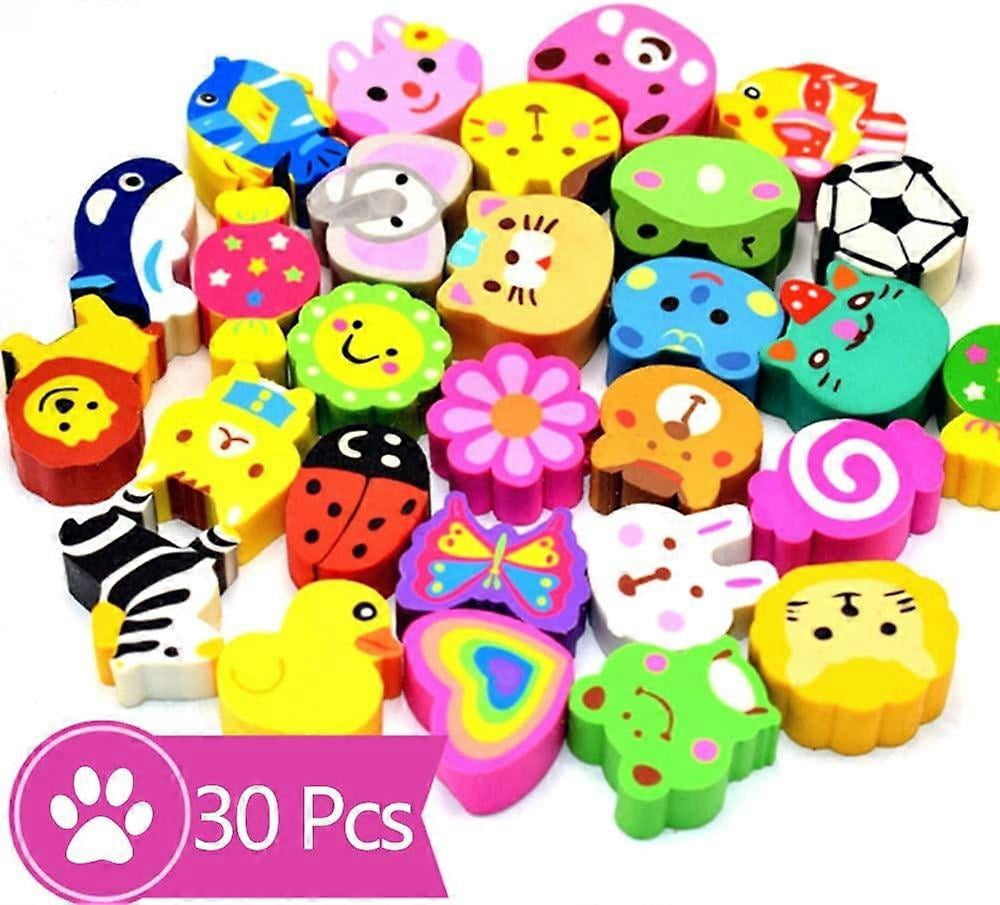 Pack De 32 Borradores De Animalitos Rompecabezas – Borradores De Lápiz Coleccionables, Formas Realistas, Ideales Para Fiestas Y útiles Escolares
