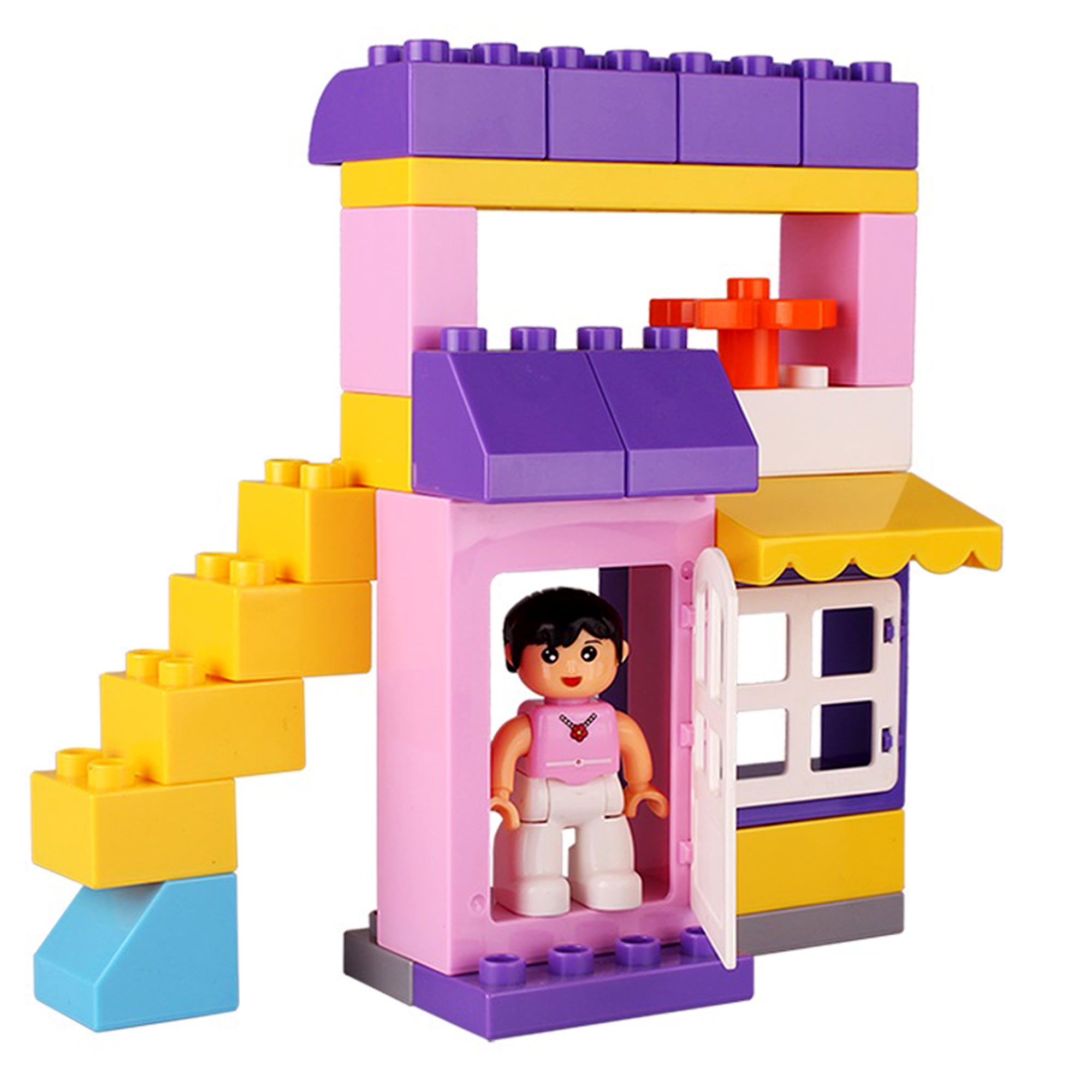 Fun and Creative! Educational 41 Pieces Ele Toys New from Interlocking Building Bricks Story Blocks Compatible with Major Brands Joey Gets Lost 