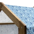 thumbnail image 4 of Dutch Pet House, Elements from Nature and Architecture of Netherlands in Blue Tones, Outdoor & Indoor Portable Dog Kennel with Pillow and Cover, 5 Sizes, Pale Blue Navy Blue, by Ambesonne, 4 of 4