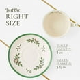 thumbnail image 2 of Holiday Ceramic Christmas Dinnerware & Cutlery Set with Festive Tree Plates, Bowls, Mugs, Saucers for Holiday Dining, 1Pc Cup-1Pc Saucer, 2 of 6