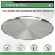 thumbnail image 4 of 30cm Stainless Steel Bone Spitting Dish Silver Shallow Tray, 4 of 5