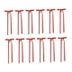 thumbnail image 5 of 12 lazos navideños de terciopelo rojo con cintas retorcidas, lazos decorativos para manualidades, lazos de regalo con cascabeles para fiestas, puertas, 5 of 9