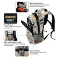 thumbnail image 5 of FORMRS Kids School Backpack Elementary Student Unisex Travel Bookbag with Reflective Stripes, Acorn Leaves Pattern, 5 of 7