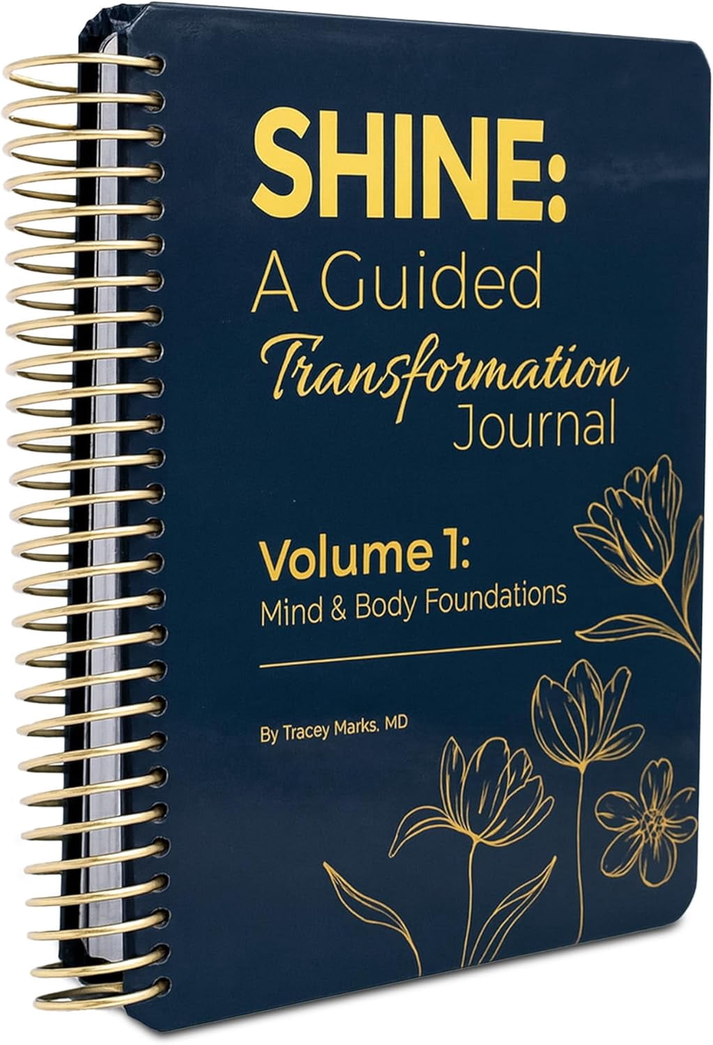 SHINE Guided Transformation Journal by Dr. Tracey Marks | 12-Week Mental Health & -Care Workbook for Women Men