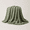 Sage Green-50"x60", variant on Navy 50"x60" Chunky Knit Chenille Throw Blanket for Couch and Bedroom