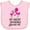 AD-Pink, variant on Inktastic My Great Grandma Loves Me with Two Flamingos Boys or Girls Baby Bib