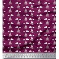 thumbnail image 1 of Soimoi Poly Georgette Fabric Cloud,Fish & Yacht Nautical Print Fabric by Yard 52 Inch Wide, 1 of 3