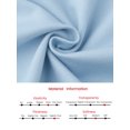 thumbnail image 7 of DARING DIVA Women's Knee Length Skirt Button Decor Slit Pencil Skirts L Sky Blue, 7 of 7
