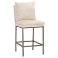 thumbnail image 2 of Home Square Paige 26" Modern Counter Stool in Cream/Antique Brass - Set of 2, 2 of 8