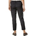 thumbnail image 2 of Armani Exchange Striped Drawstring Trousers Striped Blue 4, 2 of 2