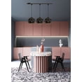 thumbnail image 6 of Kiven H-Type Track Lighting, 3-Light Modern Halo Track Pendant Light with Iron Shade, Track Light Pedant with 24inches Cord for Bedroom Kitchen Island Home Lighting, 6 of 7