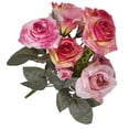 thumbnail image 4 of Toystoory Ramo de rosas artificiales de 13 cabezas, simulación Floral para el hogar, decoración para banquete de boda Flores artificiales Rosa roja 15 x 10 x 30 cm, 4 of 6