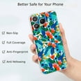 thumbnail image 2 of Tropic Jungle Case for iPhone 14 Pro Max,Aesthetic Colourful Floral Pattern Soft TPU Full Cover Case, 2 of 5