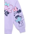 thumbnail image 3 of Minnie Mouse Girls' Glitter Graphic Fleece Sweatshirt, Sizes 4-16, 3 of 3